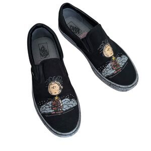 Vans x Peanuts Pig Pen Classic Slip On Sneakers Limited Edition
